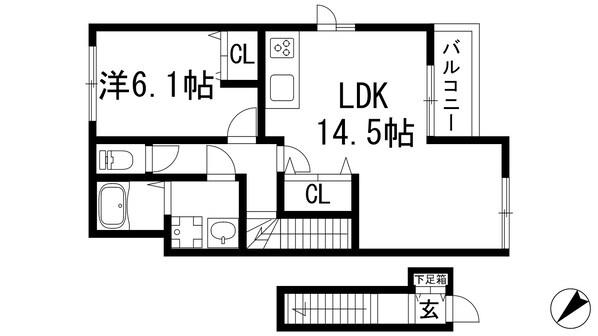 NORTH34.83の物件間取画像